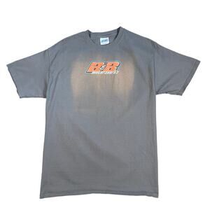 Y2K B&B Motorsports Bike Moto Faded Graphic T-Shirt